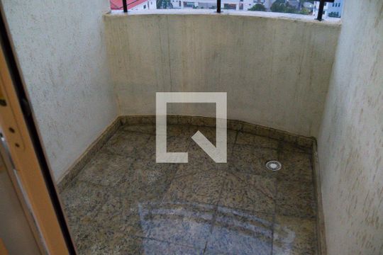 Varanda da Sala de apartamento para alugar com 1 quarto, 40m² em Centro, Santo André