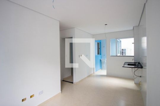 Sala-Cozinha de apartamento para alugar com 2 quartos, 35m² em Jardim Helian, São Paulo