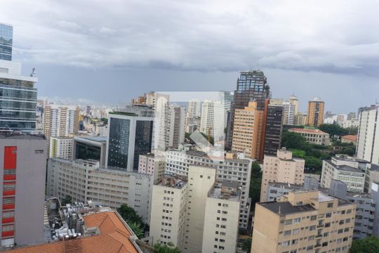 Vista da Sala de apartamento à venda com 3 quartos, 105m² em Jardim Paulista, São Paulo