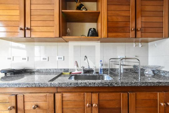 Cozinha de apartamento à venda com 1 quarto, 52m² em Vila Congonhas, São Paulo