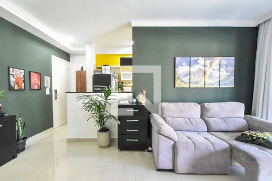Cozinha  de apartamento à venda com 1 quarto, 50m² em Vila Gertrudes, São Paulo
