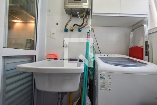 Lavanderia  de apartamento à venda com 1 quarto, 50m² em Vila Gertrudes, São Paulo