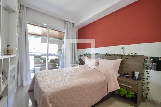 Dormitório de apartamento à venda com 1 quarto, 50m² em Vila Gertrudes, São Paulo