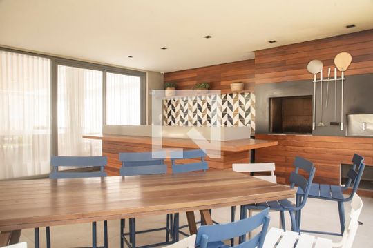 Área comum - Churrasqueira de apartamento para alugar com 3 quartos, 138m² em Mirandópolis, São Paulo