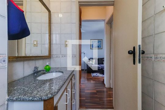 Banheiro Social de apartamento para alugar com 1 quarto, 41m² em Jardim Esplanada, São José dos Campos
