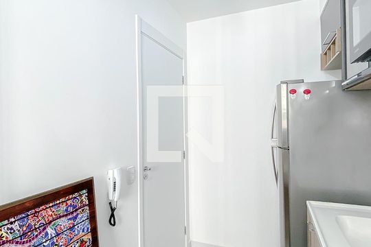 Cozinha de kitnet/studio para alugar com 1 quarto, 26m² em Brás, São Paulo