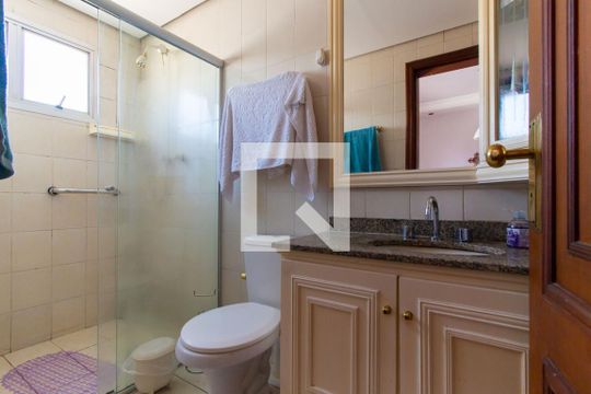 Banheiro de apartamento à venda com 3 quartos, 107m² em Chácara Santo Antônio (zona Leste), São Paulo