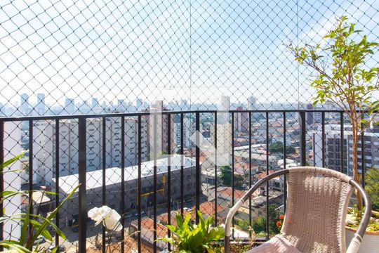varanda de apartamento à venda com 3 quartos, 107m² em Chácara Santo Antônio (zona Leste), São Paulo