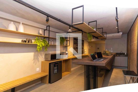 Área comum - Work Home de kitnet/studio para alugar com 1 quarto, 36m² em Centro, Rio de Janeiro