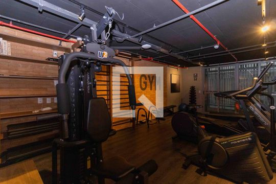 Área comum - Academia  de kitnet/studio para alugar com 1 quarto, 36m² em Centro, Rio de Janeiro