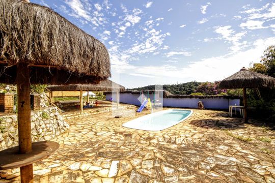 Área comum - Piscina de casa à venda com 18 quartos, 5000m² em São Sebastiao das Águas Claras, Nova Lima