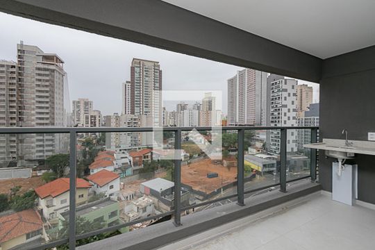 Varanda da Sala de apartamento à venda com 2 quartos, 84m² em Jardim das Acácias, São Paulo