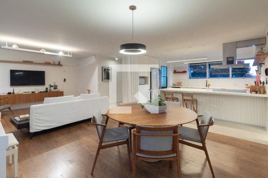 Sala de apartamento para alugar com 3 quartos, 139m² em Jardim Paulista, São Paulo