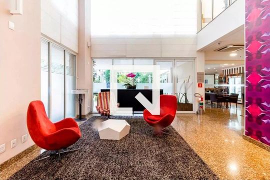 Área comum - Hall social de kitnet/studio para alugar com 1 quarto, 35m² em Vila Olímpia, São Paulo