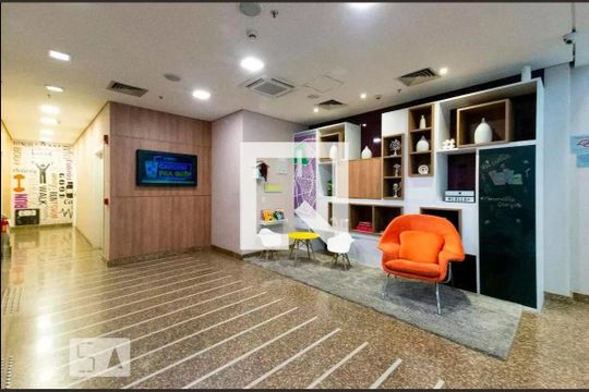 Área comum - Hall social de kitnet/studio para alugar com 1 quarto, 35m² em Vila Olímpia, São Paulo
