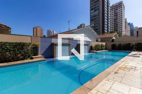 Área comum - Piscina de kitnet/studio à venda com 1 quarto, 35m² em Vila Olímpia, São Paulo