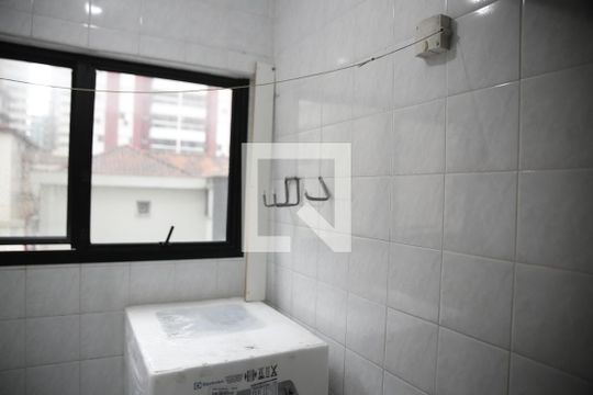 Área de serviço  de apartamento para alugar com 1 quarto, 61m² em Canto do Forte, Praia Grande