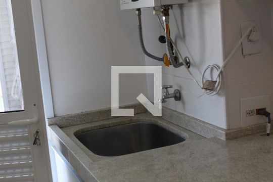 Detalhe - Área de Serviço - tanque de apartamento à venda com 3 quartos, 87m² em Mauá, São Caetano do Sul