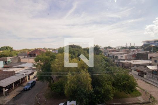 Vista da Varanda da Sala de apartamento à venda com 1 quarto, 49m² em Humaitá, Porto Alegre
