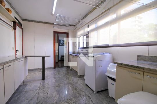 Área de Serviço de apartamento à venda com 4 quartos, 260m² em Gutierrez, Belo Horizonte