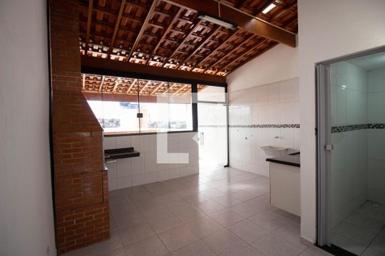 Cozinha de casa para alugar com 1 quarto, 65m² em Cidade Antônio Estevão de Carvalho, São Paulo
