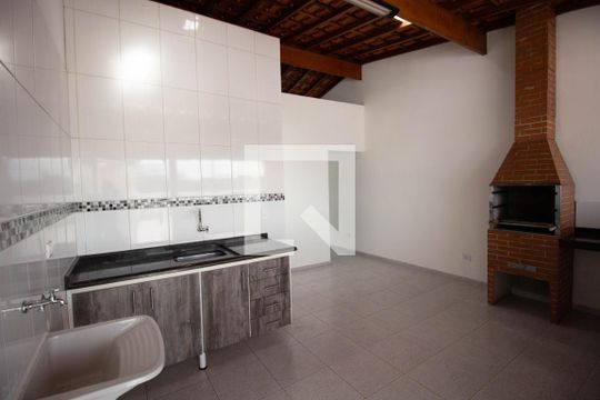 Cozinha de casa para alugar com 1 quarto, 65m² em Cidade Antônio Estevão de Carvalho, São Paulo