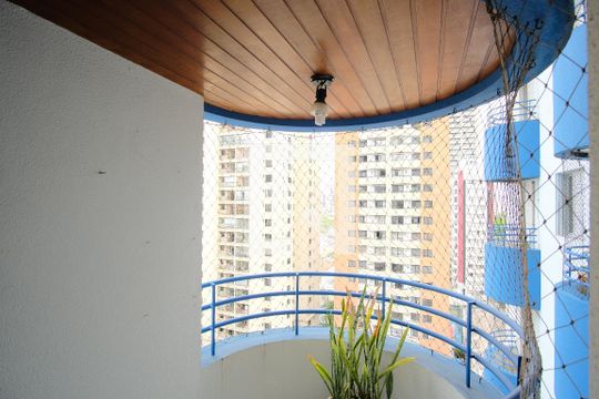 Varanda da Sala de apartamento para alugar com 2 quartos, 75m² em Tatuapé, São Paulo