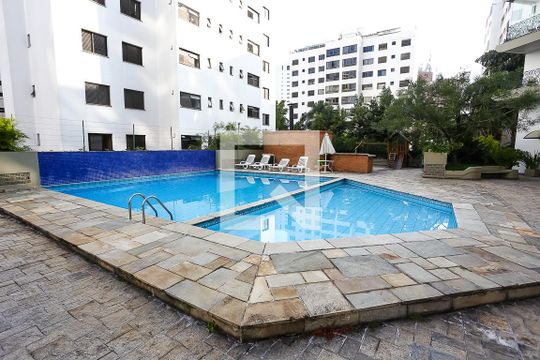Área comum - Piscina de apartamento à venda com 5 quartos, 290m² em Real Parque, São Paulo