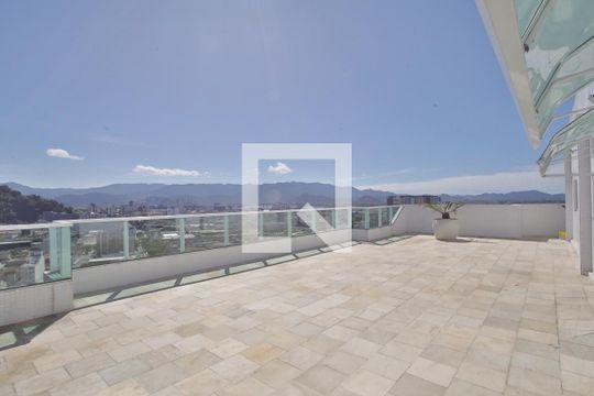 Área Comum - Terraço do Espaço Gourmet  de apartamento para alugar com 1 quarto, 49m² em Vila Matias, Santos