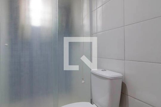 Banheiro de apartamento à venda com 2 quartos, 51m² em Conjunto Habitacional Padre Manoel da Nóbrega, São Paulo