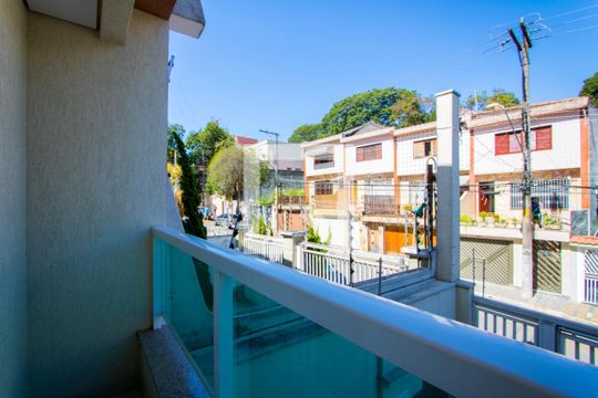 Varanda do quarto 1 de apartamento para alugar com 3 quartos, 114m² em Vila Alice, Santo André