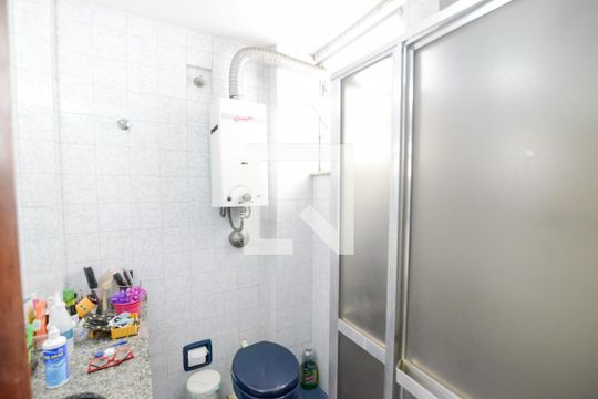 Banheiro da Suíte de apartamento à venda com 4 quartos, 133m² em Tijuca, Rio de Janeiro