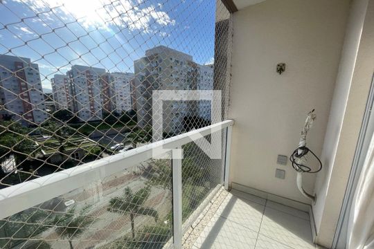 Varanda da Sala de apartamento para alugar com 2 quartos, 55m² em Anil, Rio de Janeiro