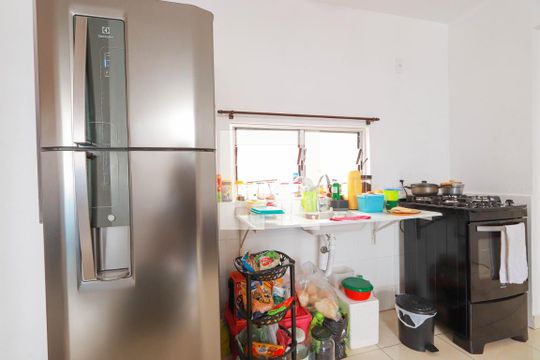 Cozinha de apartamento para alugar com 2 quartos, 46m² em Jardim Pereira Leite, São Paulo