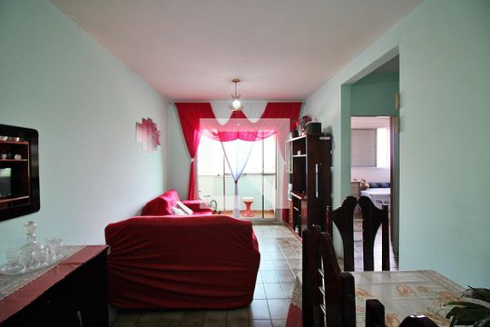 Sala  de apartamento à venda com 2 quartos, 74m² em Rudge Ramos, São Bernardo do Campo