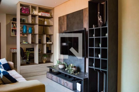 Sala de apartamento à venda com 2 quartos, 100m² em Parque das Nações, Santo André