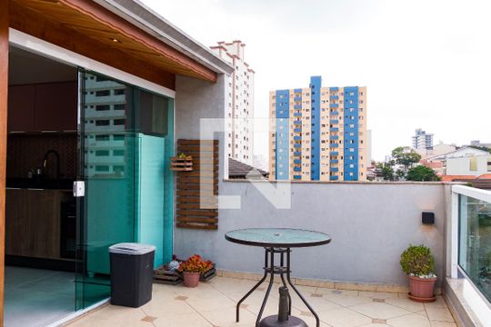 Terraço de apartamento à venda com 2 quartos, 100m² em Parque das Nações, Santo André