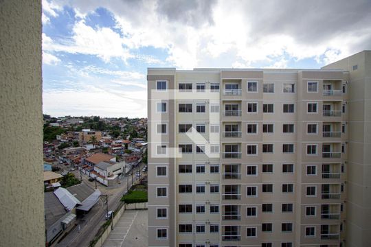 Vista da Sala de apartamento para alugar com 2 quartos, 46m² em Colubande, São Gonçalo
