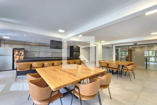 Área comum - Salão de festas de apartamento à venda com 2 quartos, 63m² em São Pedro, Belo Horizonte