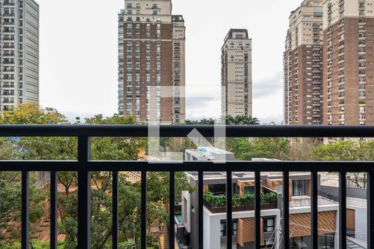 Varanda do Studio de kitnet/studio para alugar com 1 quarto, 26m² em Jardim Panorama, São Paulo