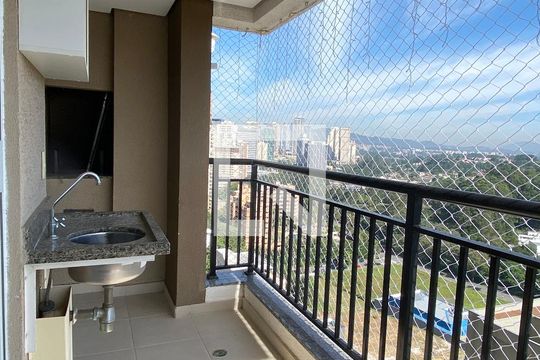 Varanda gourmet de apartamento para alugar com 2 quartos, 62m² em Alphaville Residencial Um, Barueri