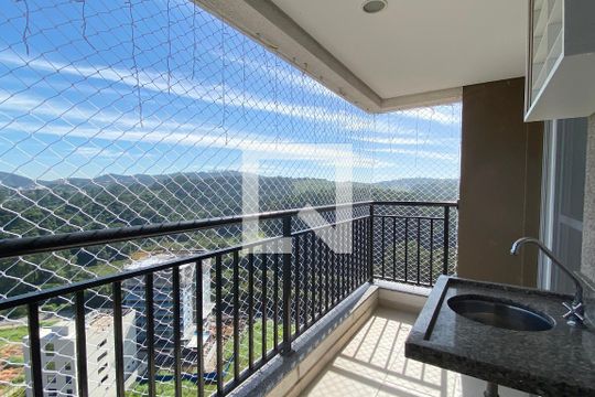 Varanda gourmet de apartamento para alugar com 2 quartos, 62m² em Alphaville Residencial Um, Barueri