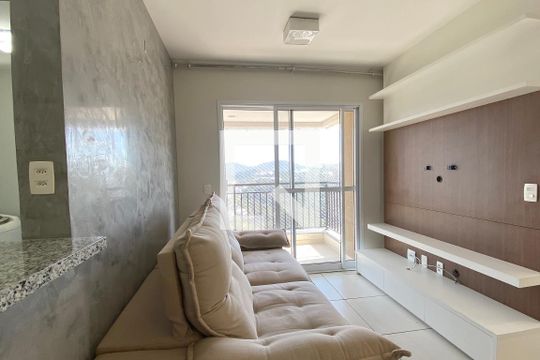 Sala de apartamento para alugar com 2 quartos, 62m² em Alphaville Residencial Um, Barueri