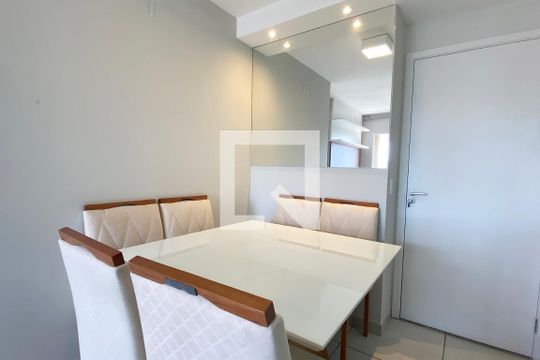 Sala de Jantar de apartamento para alugar com 2 quartos, 62m² em Alphaville Residencial Um, Barueri