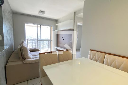 Sala de apartamento para alugar com 2 quartos, 62m² em Alphaville Residencial Um, Barueri