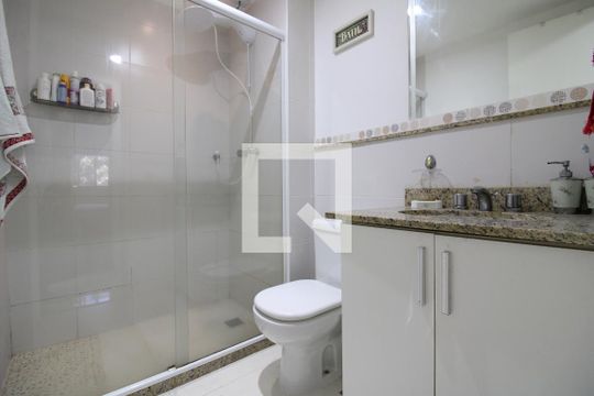 Banheiro Social de apartamento à venda com 3 quartos, 98m² em Jacarepaguá, Rio de Janeiro