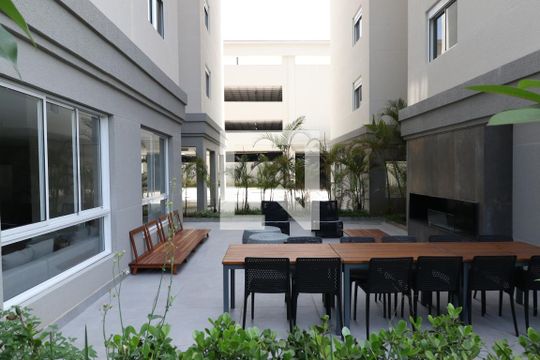 Área comum de apartamento para alugar com 2 quartos, 66m² em Santo Amaro, São Paulo