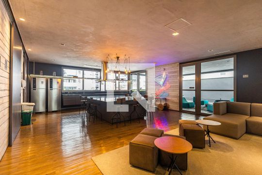 Espaço Gourmet de apartamento à venda com 1 quarto, 19m² em Pinheiros, São Paulo