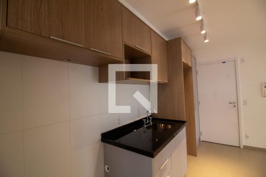 Cozinha de apartamento para alugar com 2 quartos, 84m² em Santo Amaro, São Paulo