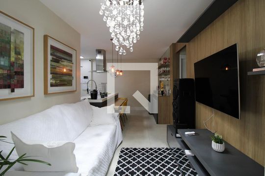 Sala  de apartamento para alugar com 3 quartos, 96m² em Barra Funda, São Paulo